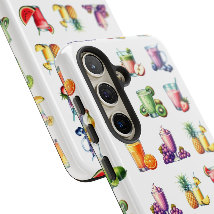 Cute Samsung Case | Cool Iphone Case | Tropical Summer Fruit Cocktail, Samsung S24, S23, S22, S21, IPhone 15 Case | Iphone 14 Case, Iphone 13 Case - Studio40ParkLane