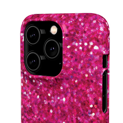 Snap Non-Glitter Muted Pink Play on "Faux" Glitter Effect Cute Phone Cases for Samsung and Iphone, 16, 15, 14, S24, S23, S22, S21, S20, Plus and Ultra