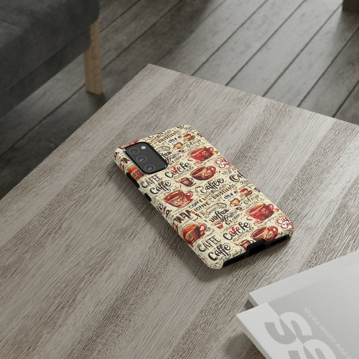 Cute Samsung Phone Case | Aesthetic Samsung Phone Case | Galaxy S23, S22, S21, S20 | Paris Coffee Cup, Protective Phone Case - Studio40ParkLane