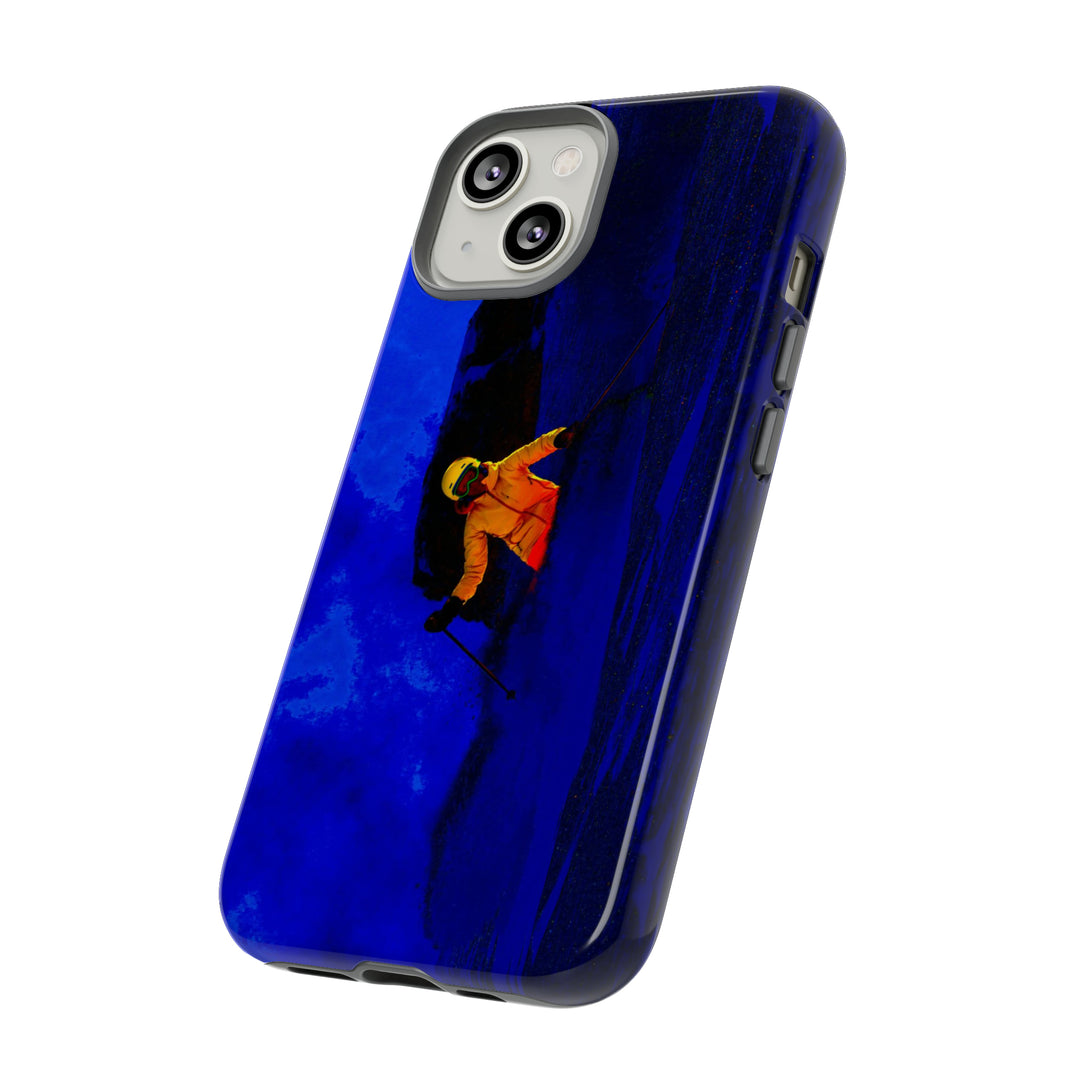 Cute IPhone Case | iPhone 15 Case | iPhone 15 Pro Max Case, Iphone 14 Case, Iphone 14 Pro Max Case IPhone Case for Art Lovers, Skier Mountain Night - Studio40ParkLane