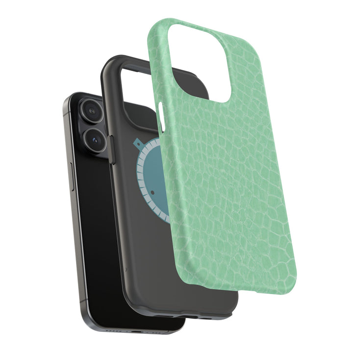 Non Leather Mint Color Pattern Magsafe Cute Phone Case for Iphone Gift for Her, | iPhone 15 Case | iPhone 15 Pro Max Case, Iphone 14, Iphone 14 Pro Max, Iphone 13, Iphone 16 - Studio40ParkLane