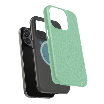 Non Leather Mint Color Pattern Magsafe Cute Phone Case for Iphone Gift for Her, | iPhone 15 Case | iPhone 15 Pro Max Case, Iphone 14, Iphone 14 Pro Max, Iphone 13, Iphone 16 - Studio40ParkLane