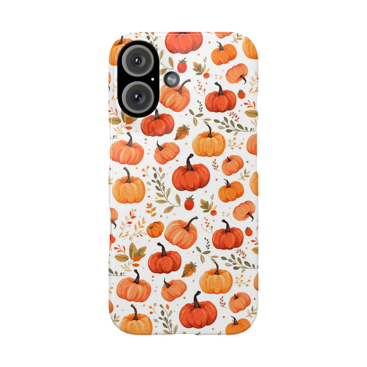 Slim Fall Autumn Pumpkins Gift for Her Cute Phone Cases for Iphone 16 | iPhone 15 Case | iPhone 15 Pro Max Case, Iphone 14, Iphone 14 Pro Max, Iphone 13, Slim - Studio40ParkLane