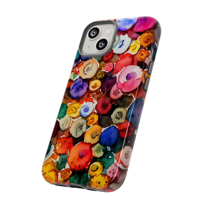 Impact Resistant, Fall Colors Buttons, Cute Phone Cases for Samsung S24, S23, S22, S21, IPhone 15 pro Iphone 14 pro Iphone 13 IPhone 12 Iphone 11 - Studio40ParkLane
