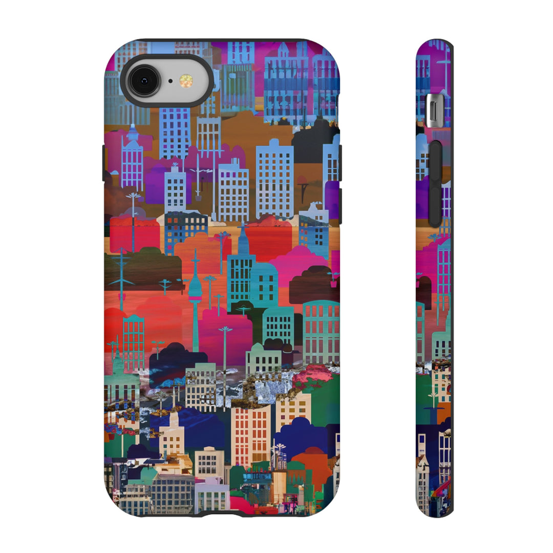 Cute Samsung Case | Cool Iphone Case | Summer City Skyline, Samsung S24, S23, S22, S21, IPhone 15 Case | Iphone 14 Case, Iphone 13 Case - Studio40ParkLane