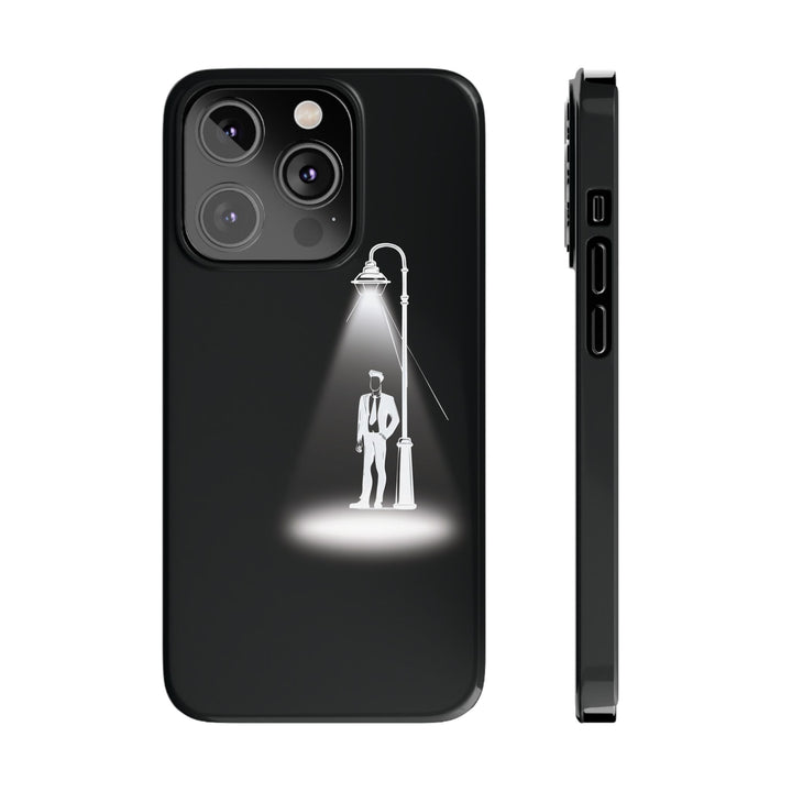 Slim Mystery Man Spotlight Gift for Her Cute Phone Cases for Iphone 16 Pro Max | iPhone 15 Case | iPhone 15 Pro Max Case, Iphone 14, 13, 12, 11, 10, 8, 7 - Studio40ParkLane