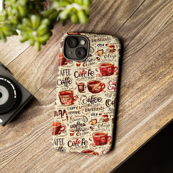Impact Resistant, Paris Bistro Cafe, Cute Phone Cases for Samsung S24, S23, S22, S21, IPhone 15 pro Iphone 14 pro Iphone 13 IPhone 12 Iphone 11 - Studio40ParkLane