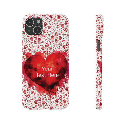 Slim Cute iPhone Cases - | iPhone 15 Case | iPhone 15 Pro Max Case, Iphone 14 Case, Iphone 14 Pro Max, Iphone 13, Valentine Hearts Love