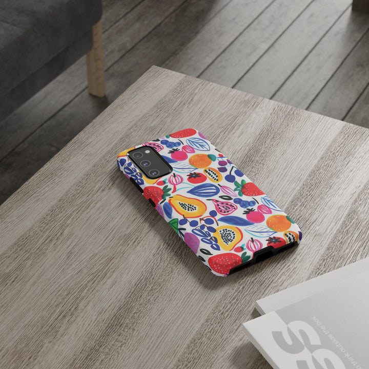 Premium Tough Summer Fruit Collage Gift for Her Cute Phone Cases for Samsung and Iphone, 16, 15, 14, S24, S23, S22, S21, S20, Plus, Ultra, Pro - Studio40ParkLane
