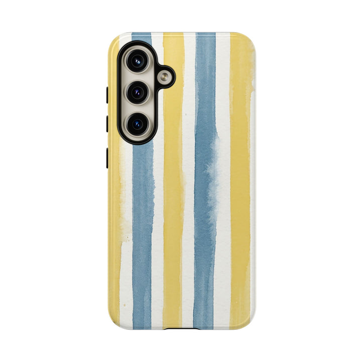 Tough Cute Yellow Stripes Phone Case, for IPhone 17 Pro Max | Iphone 17 Air, Iphone 16, IPhone 15, 14 13 12, Samsung Galaxy S26, S25, S24, S23 - Studio40ParkLane