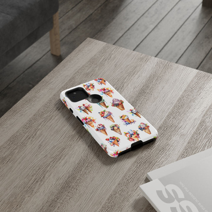 Impact Resistant, Summer Icecream, Cute Phone Cases for Samsung S24, S23, S22, S21, IPhone 15 pro, Iphone 14 pro, Iphone 13 IPhone 12, Iphone 11 - Studio40ParkLane