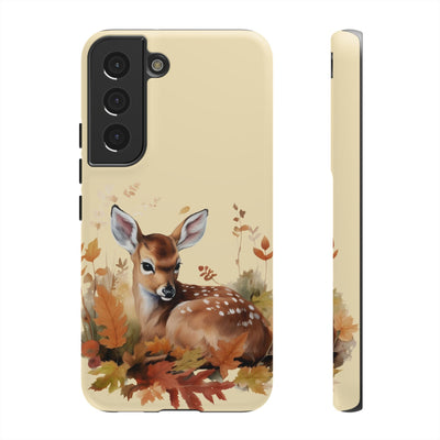 Autumn Fall Deer Gift for Her Cute Phone Case for, Samsung Galaxy S24, S23, S22, S21, IPhone 16 Case | Iphone 15, Iphone 14, IPhone 13 Case