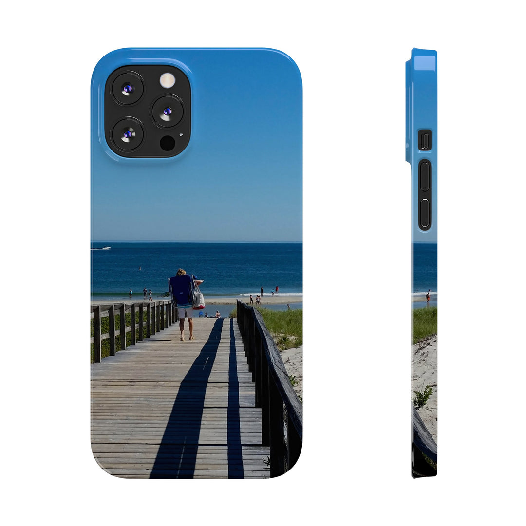 Slim Cute Phone Cases for Iphone - | iPhone 15 Case | iPhone 15 Pro Max Case, Iphone 14 Case, Iphone 14 Pro Max, Iphone 13, Summer Beach Walk - Studio40ParkLane