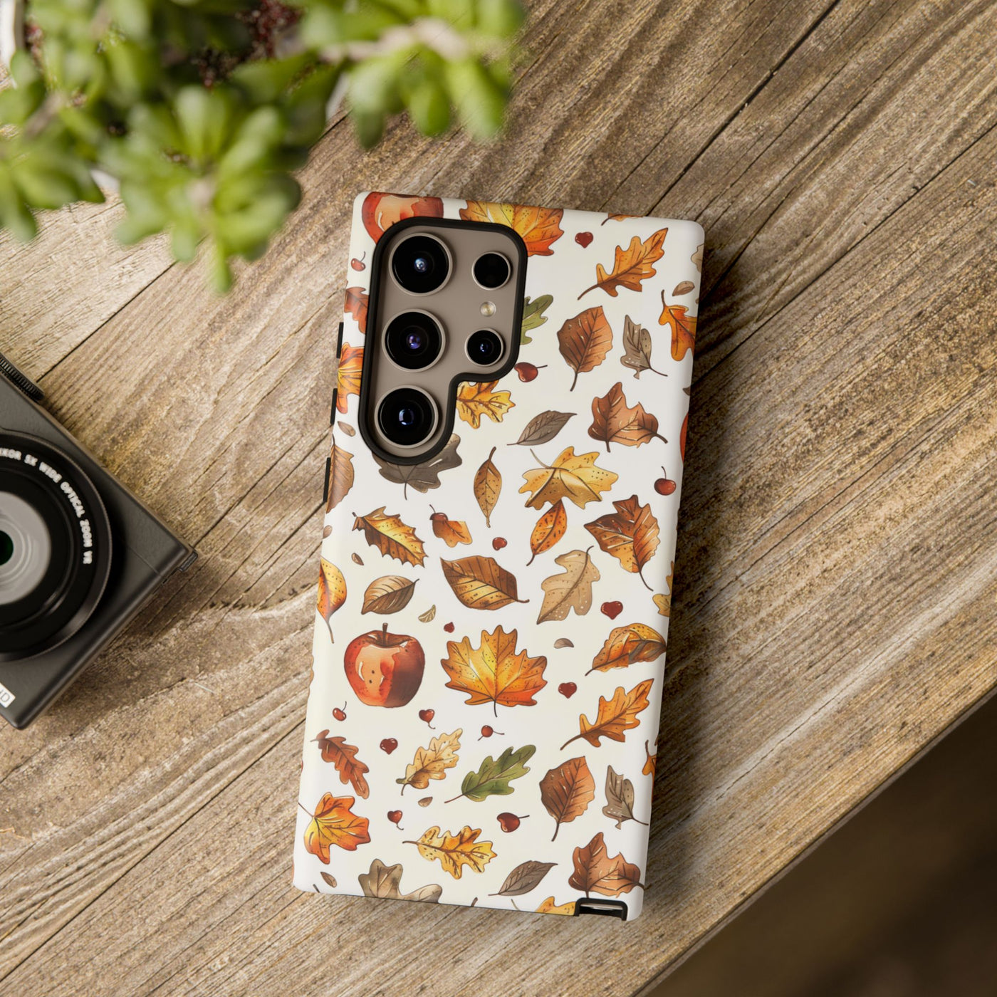 Autumn Fall Leaves Gift for Her Cute Phone Case for, Samsung Galaxy S24, S23, S22, S21, IPhone 16 Case | Iphone 15, Iphone 14, IPhone 13 Case