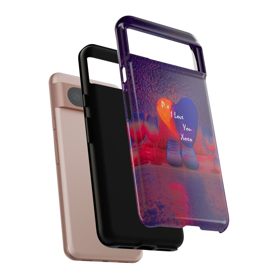 Cute Samsung Case | Cool Iphone Case | PS I love You - Heart, Samsung S24, S23, S22, S21, IPhone 15 Case | Iphone 14 Case, Iphone 13 Case - Studio40ParkLane