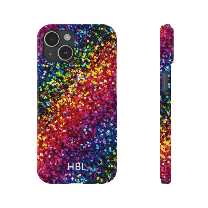 Slim Personalized Slim Muted Faux Play on Glitter Effect Cute Phone Cases for Iphone 16 Pro Max | iPhone 15 Case | iPhone 15 Pro Max Case, Iphone 14, Iphone 14 Pro Max, Iphone 13 12 11 8 7 - Studio40ParkLane