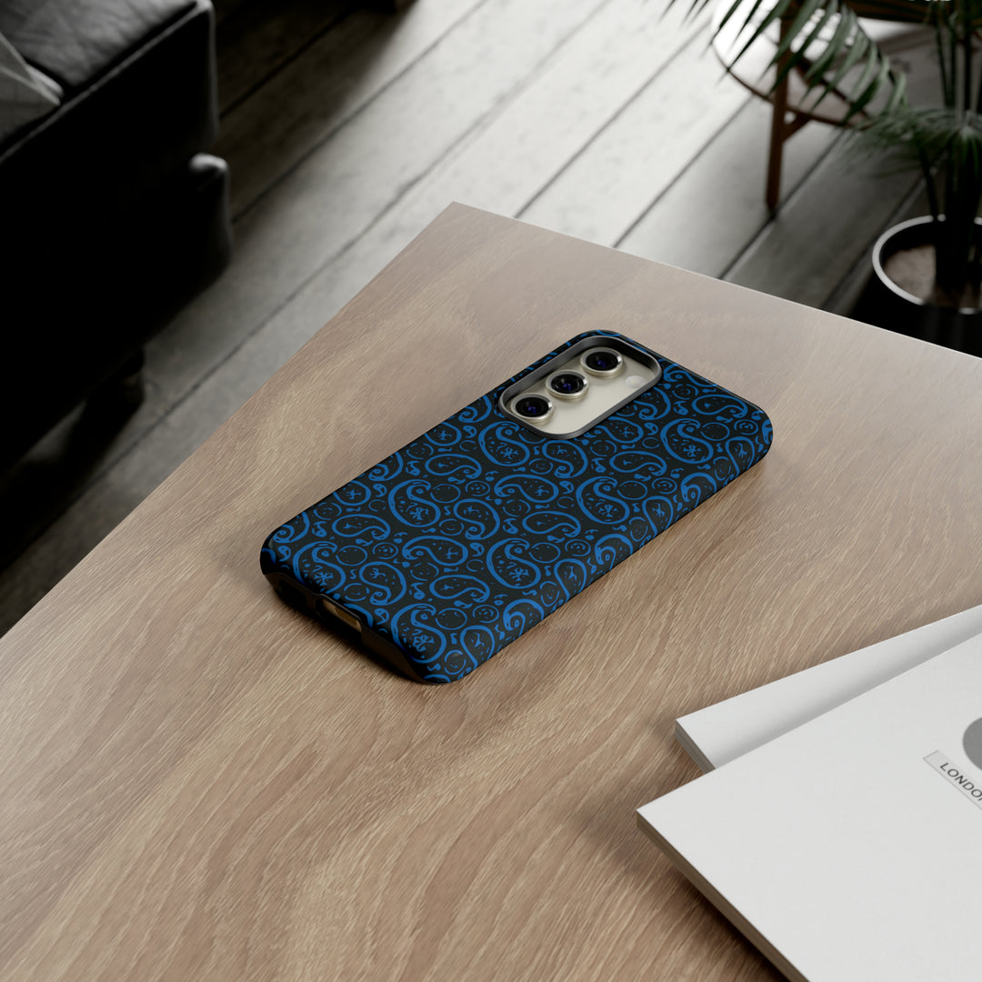 Samsung Galaxy Phone Case | Galaxy S23, S22, S21, S20 | Luxury Case Double Layered | Impact Resistant | Fashionable - Paisley 4 - Studio40ParkLane