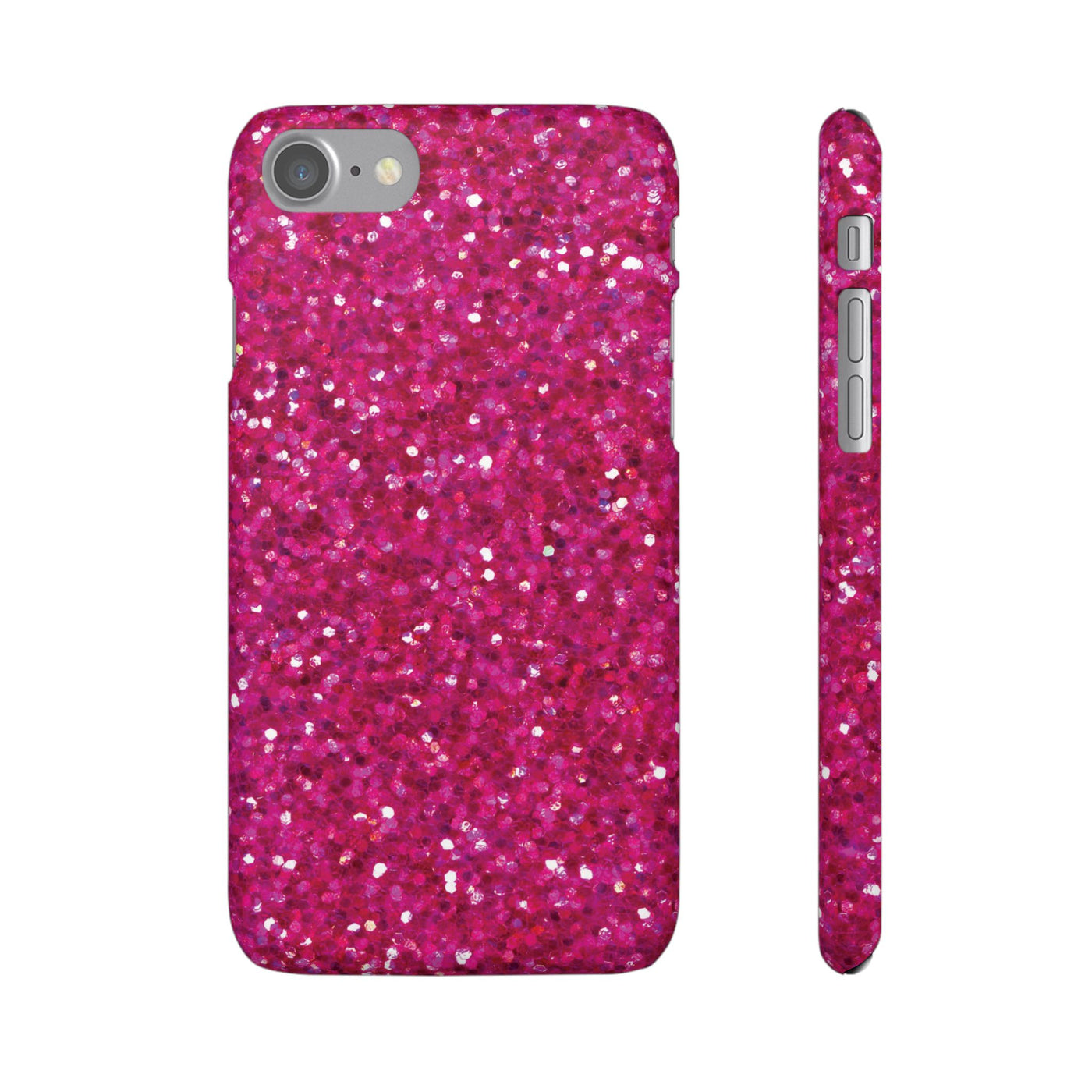 Snap Non-Glitter Muted Pink Play on "Faux" Glitter Effect Cute Phone Cases for Samsung and Iphone, 16, 15, 14, S24, S23, S22, S21, S20, Plus and Ultra