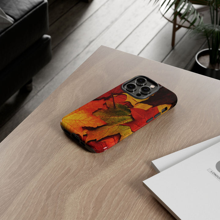 Autumn Fall Leaves Gift Cute Phone Case for, Samsung Galaxy S24, S23, S22, S21, IPhone 16 Case | Iphone 15, Iphone 14, IPhone 13 Case Mom Dad Gift - Studio40ParkLane
