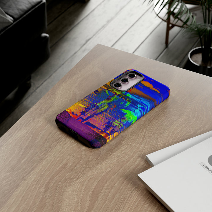 Cute Samsung Phone Case | Aesthetic Samsung Phone Case | Dance Sunset Colorful | Galaxy S23, S22, S21, S20 | Luxury Double Layer | Cool - Studio40ParkLane