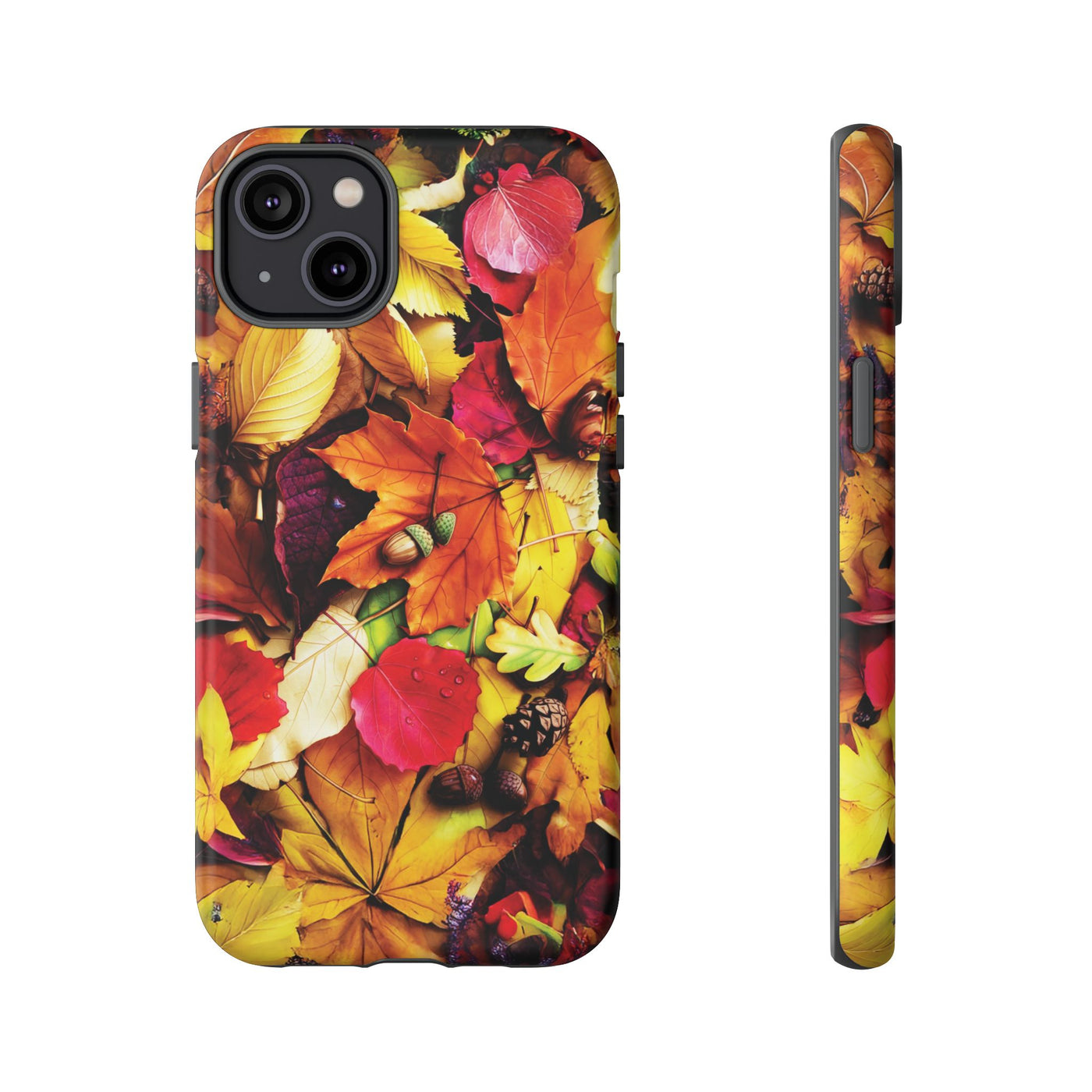 Aesthetic Tough Fall Leaves Foliage Premium Phone Case - For iPhone 17 Pro Max iPhone 16 Pro iPhone 15 Iphone 14 Plus 13 Pro 12 11 10 XR - Studio40ParkLane