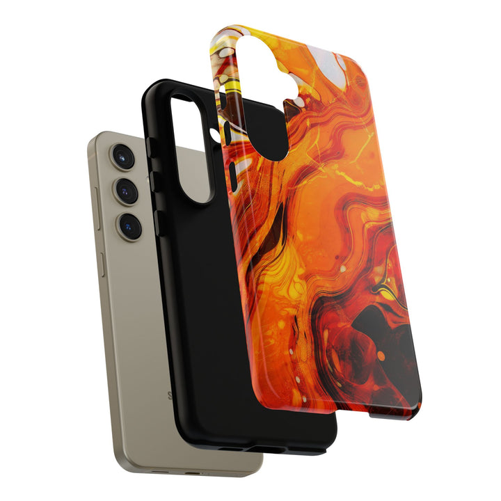 Impact Resistant, Fall Colors Marble, Cute Phone Cases for Samsung S24, S23, S22, S21, IPhone 15 pro Iphone 14 pro Iphone 13 IPhone 12 Iphone 11 - Studio40ParkLane