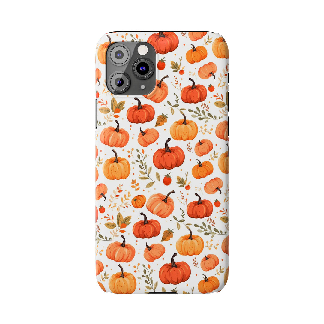 Slim Fall Autumn Pumpkins Gift for Her Cute Phone Cases for Iphone 16 | iPhone 15 Case | iPhone 15 Pro Max Case, Iphone 14, Iphone 14 Pro Max, Iphone 13, Slim - Studio40ParkLane
