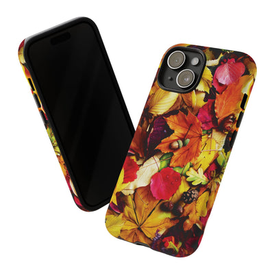Aesthetic Tough Fall Leaves Foliage Premium Phone Case - For iPhone 17 Pro Max iPhone 16 Pro iPhone 15 Iphone 14 Plus 13 Pro 12 11 10 XR - Studio40ParkLane