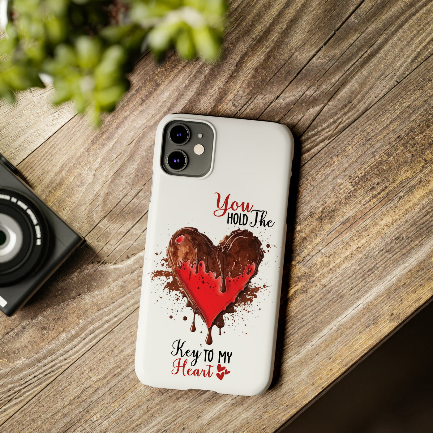 Slim Cute iPhone Cases - | iPhone 15 Case | iPhone 15 Pro Max Case, Iphone 14 Case, Iphone 14 Pro Max, Iphone 13, Valentine Chocolate Heart Love