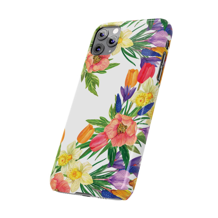 Slim Spring Flowers Gift for Her Cute Phone Cases for Iphone 16 Pro Max | iPhone 15 Case | iPhone 15 Pro Max Case, Iphone 14, 13, 12, 11, 10, 8, 7 - Studio40ParkLane