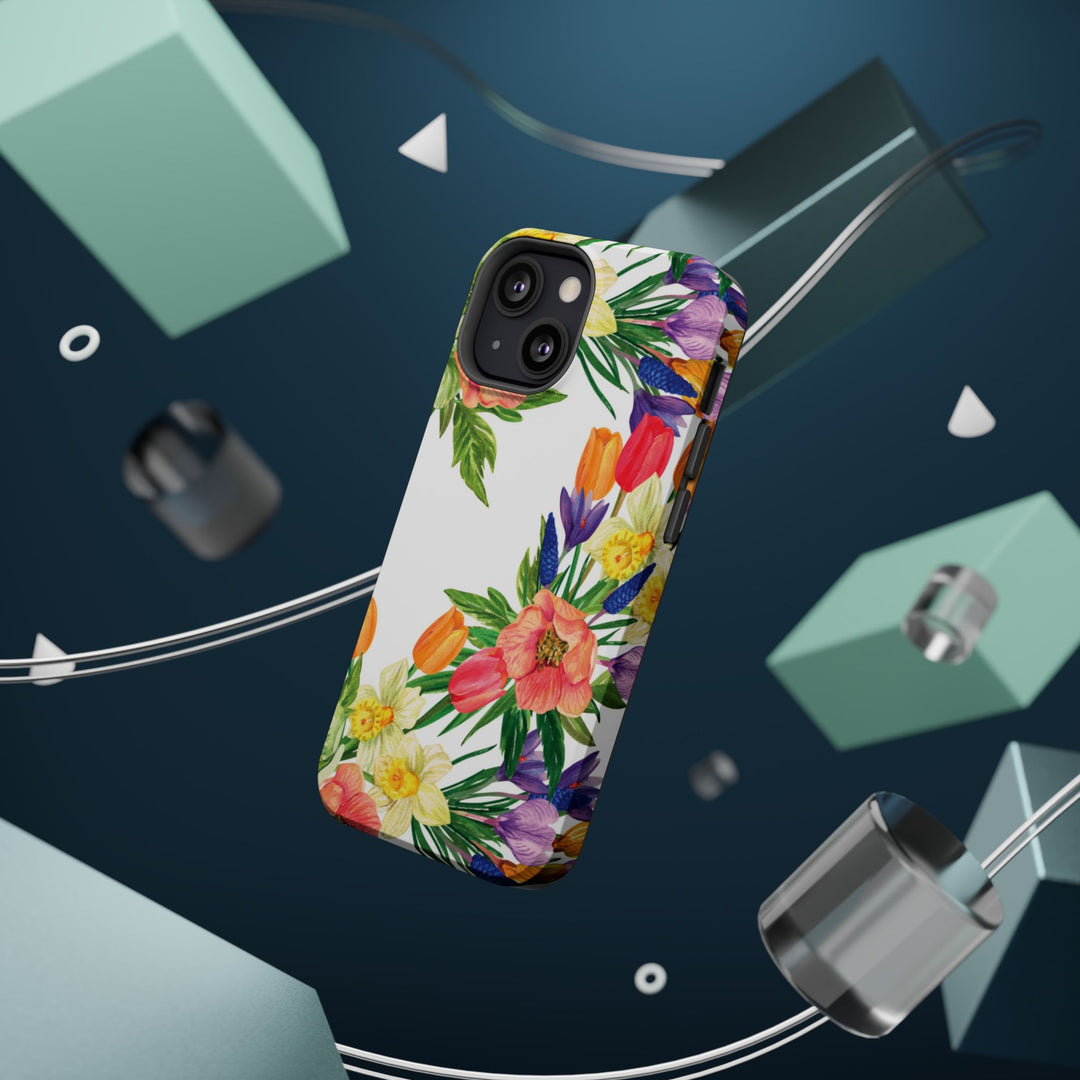 Spring Flowers Magsafe Cute Phone Case for Iphone Gift for Her, iPhone 16 Case iPhone 15 Pro Max Case, Iphone 14, Iphone 14 Pro Max, 13, 12 - Studio40ParkLane