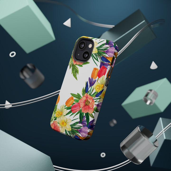 Spring Flowers Magsafe Cute Phone Case for Iphone Gift for Her, iPhone 16 Case iPhone 15 Pro Max Case, Iphone 14, Iphone 14 Pro Max, 13, 12 - Studio40ParkLane