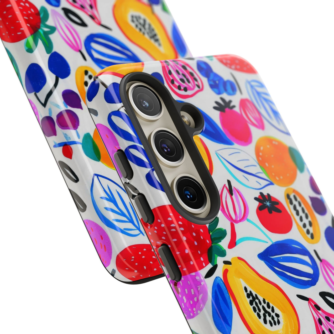 Cute Samsung Phone Case | Aesthetic Samsung Phone Case | Galaxy S23, S22, S21, S20 | Summer Fruit Cocktail, Protective Phone Case