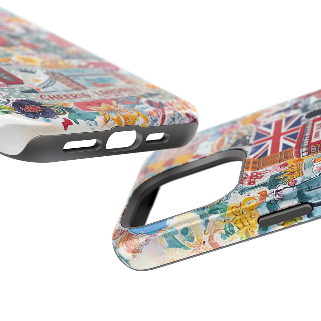 London England Coquette Collage Tough Magsafe Cute Phone Cases for Iphone | iPhone 17 Pro Max Case, Iphone 16, Iphone 15 14 13 12 11 10 9 - Studio40ParkLane