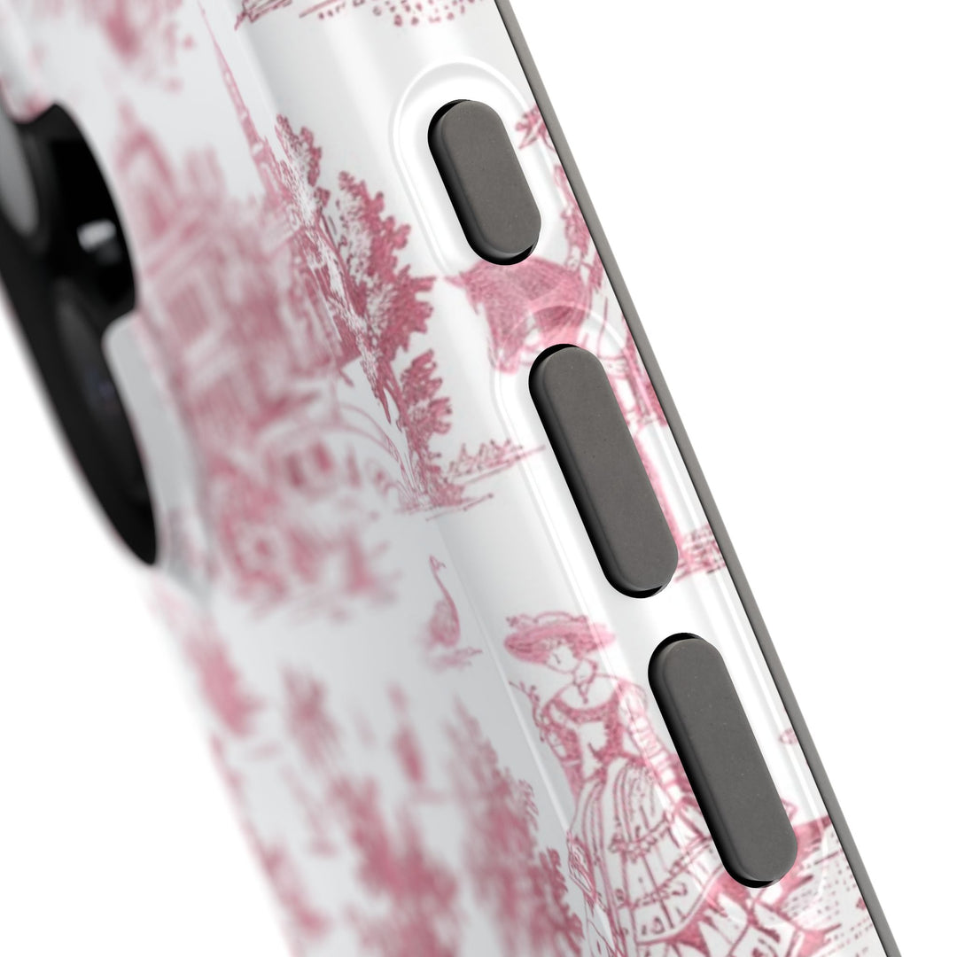 Magsafe French Toile Personalized Initial Custom Gift Cute Phone Cases for Iphone 16 Pro Max | iPhone 15, Pro Max Case, Iphone 14, 13, 12, 11, 10 - Studio40ParkLane