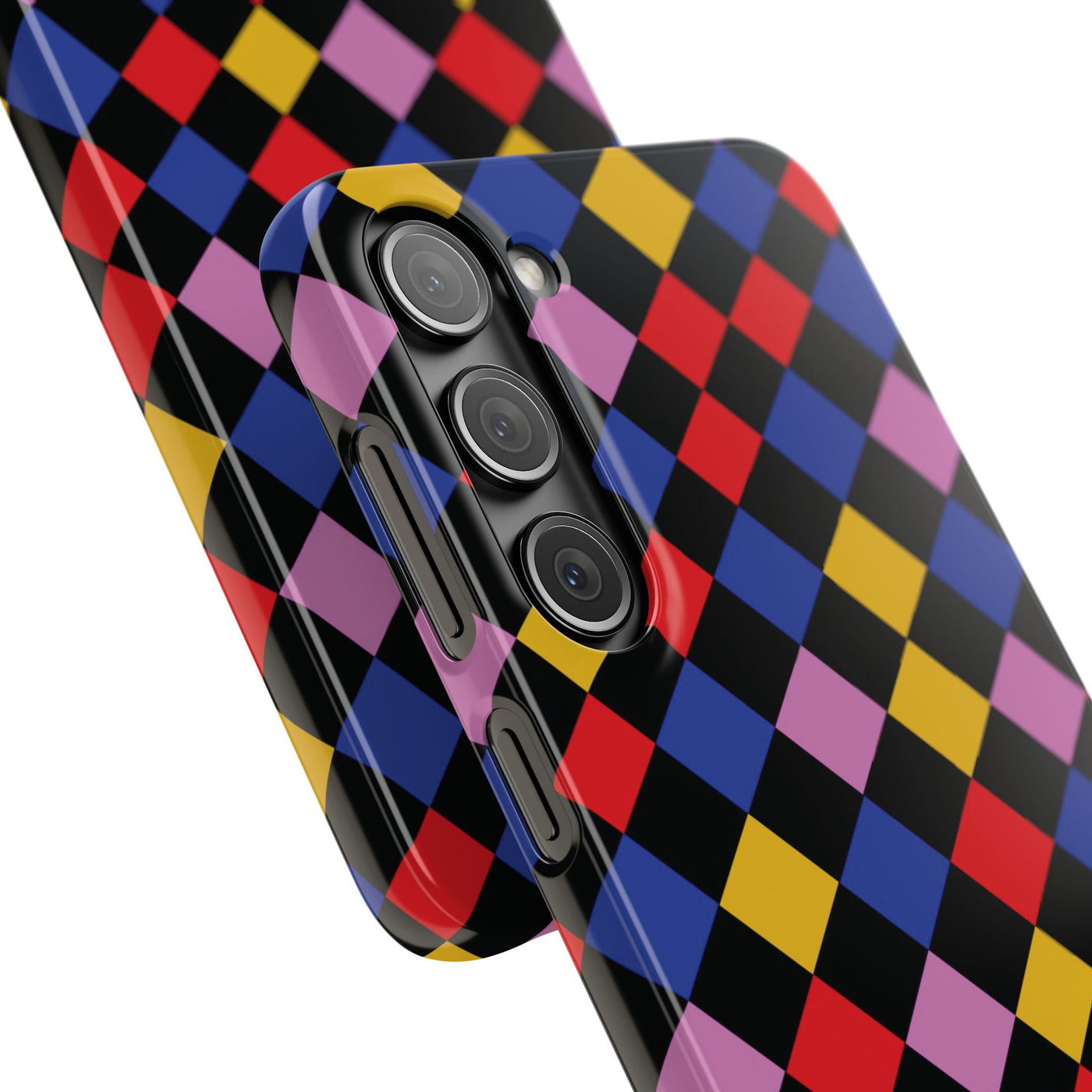 Colorful Checkerboard Cute Phone Case - Sleek Snap - for iPhone 16 15 14 13 12 11 Max Pro Plus Samsung Galaxy S24 S23 S22 S21 S20 Plus Ultra - Studio40ParkLane