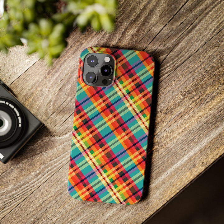 Slim Checkered Plaid Gift for Her Cute Phone Cases for Iphone 16 Pro Max | iPhone 15 Case | iPhone 15 Pro Max Case, Iphone 14, 13, 12, 11, 10, 8, 7 - Studio40ParkLane