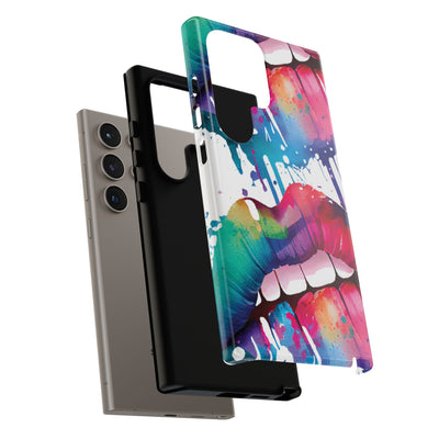 Impact Resistant, Simply Smile Lips, Cute Phone Cases for Samsung S24, S23, S22, S21, IPhone 15 pro Iphone 14 pro Iphone 13 IPhone 12 Iphone 11