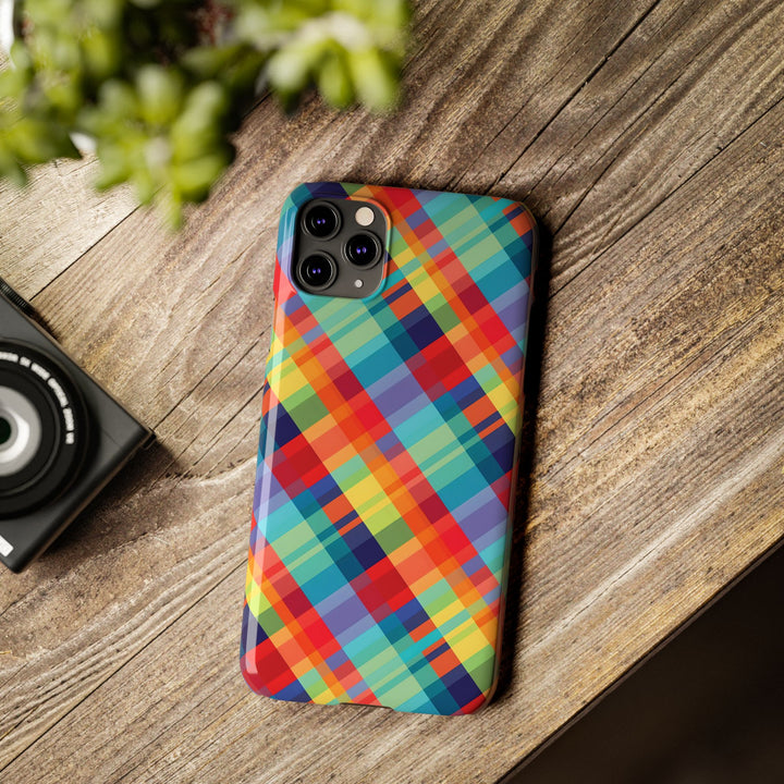 Slim Checkered Plaid Gift for Her Cute Phone Cases for Iphone 16 Pro Max | iPhone 15 Case | iPhone 15 Pro Max Case, Iphone 14, 13, 12, 11, 10, 8, 7 - Studio40ParkLane