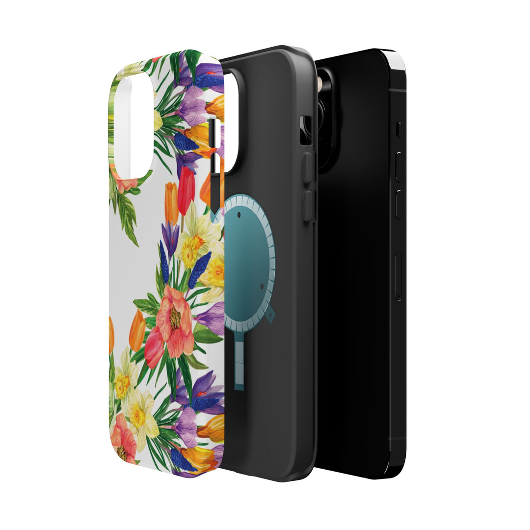 Spring Flowers Magsafe Cute Phone Case for Iphone Gift for Her, iPhone 16 Case iPhone 15 Pro Max Case, Iphone 14, Iphone 14 Pro Max, 13, 12 - Studio40ParkLane