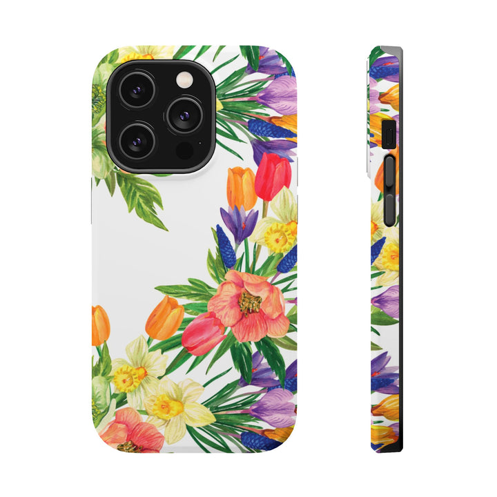 Spring Flowers Magsafe Cute Phone Case for Iphone Gift for Her, iPhone 16 Case iPhone 15 Pro Max Case, Iphone 14, Iphone 14 Pro Max, 13, 12 - Studio40ParkLane