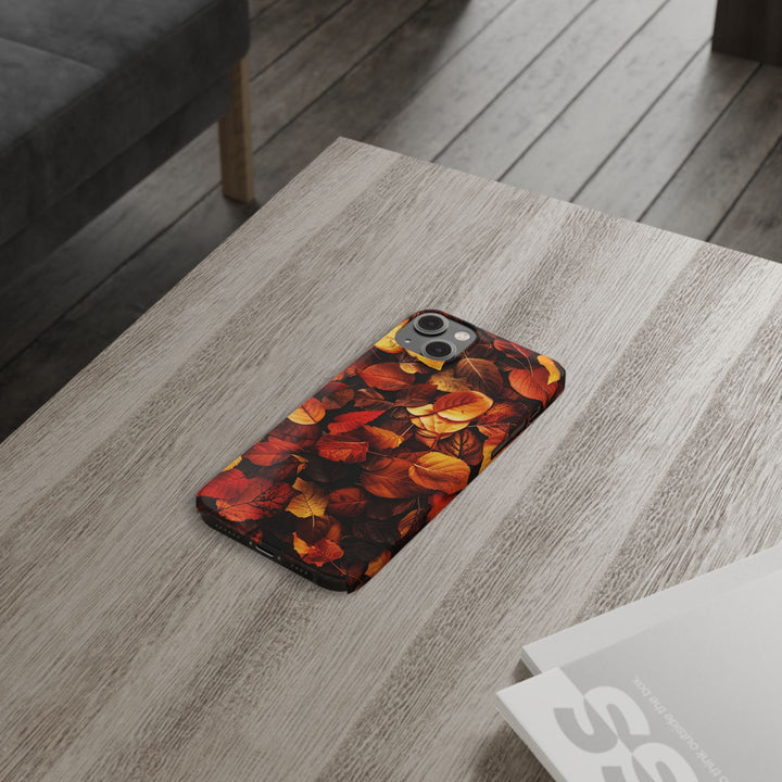 Slim Fall Autumn Leaves Gift for Her Cute Phone Cases for Iphone 16 | iPhone 15 Case | iPhone 15 Pro Max Case, Iphone 14, Iphone 14 Pro Max, Iphone 13, Slim - Studio40ParkLane