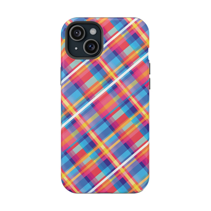 Checkered Plaid Magsafe Gift for Her Cute Phone Case for Iphone, | iPhone 16 | iPhone 15 Pro Max, Iphone 14 Pro Max, 13 12 11 10 9 8 7 - Studio40ParkLane