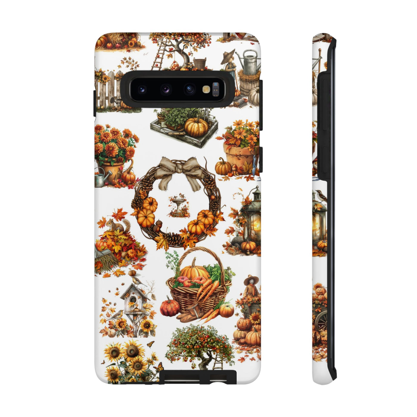 Impact Resistant, Fall Leaves Collage, Cute Phone Cases for Samsung S24, S23, S22, S21, IPhone 15 pro Iphone 14 pro Iphone 13 IPhone 12 Iphone 11