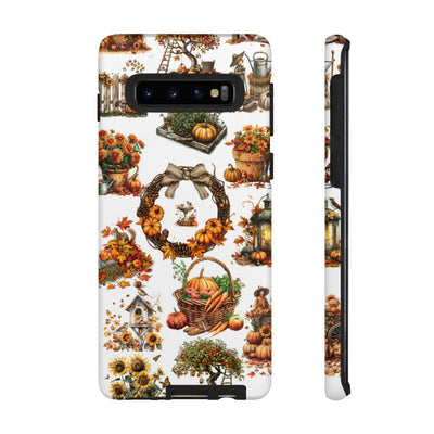 Impact Resistant, Fall Leaves Collage, Cute Phone Cases for Samsung S24, S23, S22, S21, IPhone 15 pro Iphone 14 pro Iphone 13 IPhone 12 Iphone 11