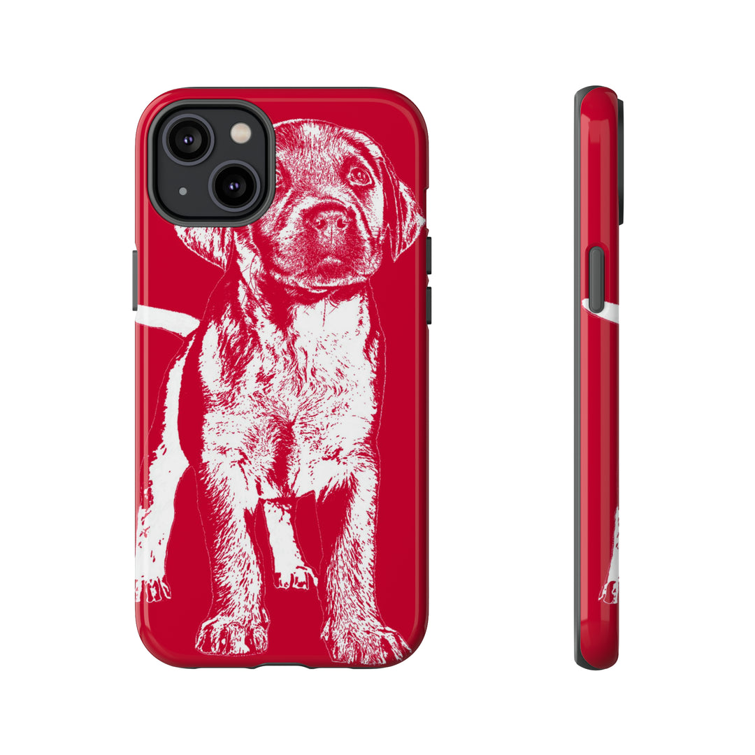 Cute IPhone Case | iPhone 15 Case | iPhone 15 Pro Max Case, Iphone 14 Case, Iphone 14 Pro Max Case IPhone Case for Dog Lovers, Puppy Dog Red - Studio40ParkLane