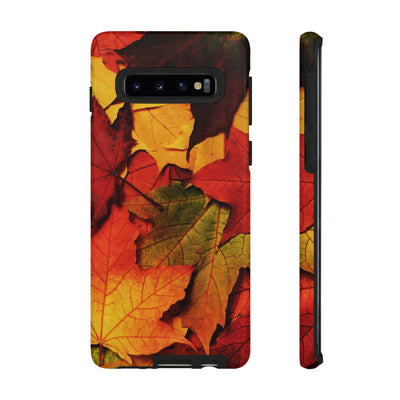 Autumn Fall Leaves Gift Cute Phone Case for, Samsung Galaxy S24, S23, S22, S21, IPhone 16 Case | Iphone 15, Iphone 14, IPhone 13 Case Mom Dad Gift