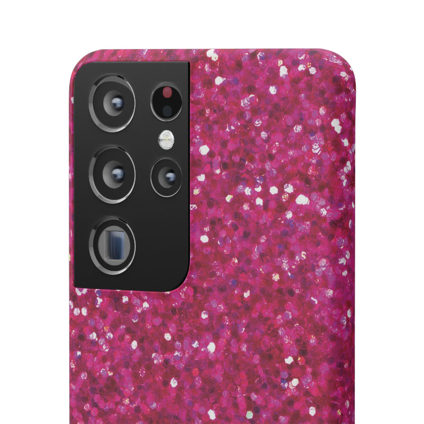 Snap Non-Glitter Muted Pink Play on "Faux" Glitter Effect Cute Phone Cases for Samsung and Iphone, 16, 15, 14, S24, S23, S22, S21, S20, Plus and Ultra