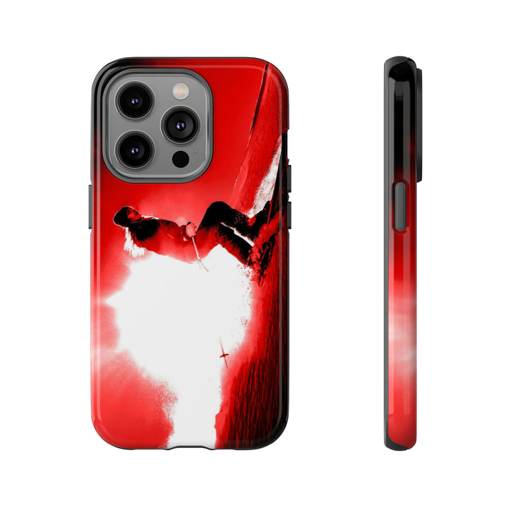 Cute IPhone Case | iPhone 15 Case | iPhone 15 Pro Max Case, Iphone 14 Case, Iphone 14 Pro Max Case IPhone Case for Art Lovers - Red Skier - Studio40ParkLane