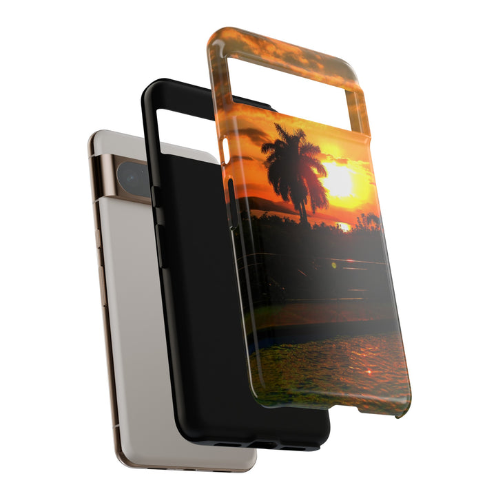 Cute Samsung Case | Cool Iphone Case | Summer Jamaica Pool Sunset, Samsung S24, S23, S22, S21, IPhone 15 Case | Iphone 14 Case, Iphone 13 Case - Studio40ParkLane
